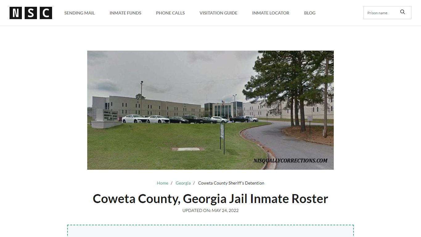 Coweta County Sheriff's Detention - Nationwide Inmate ...